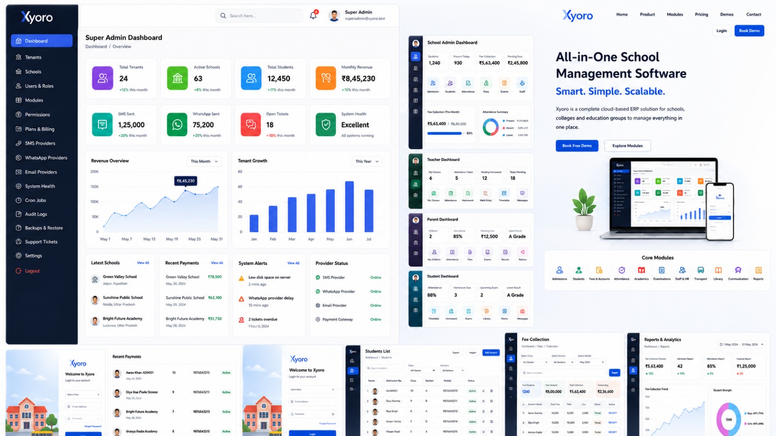 XYORO Dashboard